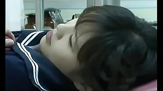 Doctor together with school girl