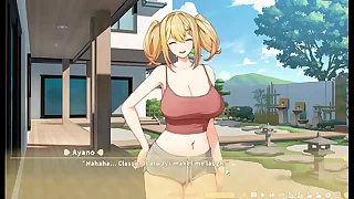 Summer Clover  HAREM HENTAI GAME  Ep11 BDSM session and FOOTJOB !