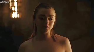 Maisie Williams Arya Stark Hot SceneGame Of Thrones