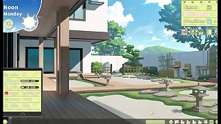 Summer Clover  HAREM HENTAI GAME  Ep24 HOT BOSS brings me helterskelter a abandonned spooky house !