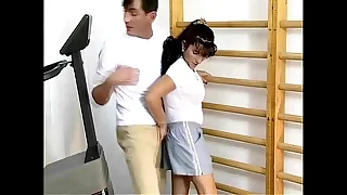 Fat granny joins horny couple