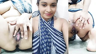 Desi Girl Asshole Show and Identity card Pussy for her Teacher