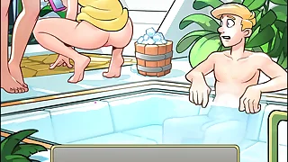 Let039s Play  Space Rescue Code Pink With Mindy amp Sandy with respect to the Sauna