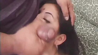 Horny Indian girl gets facialized by horny French studs