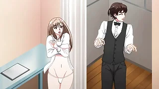 Wet Shower Fuck  Ryota fucks Kanade under the shower while Momoka touches herself watching! HENTAI