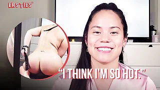 Ersties  American Babe Sativa Likes Things Kinky When She Masturbates