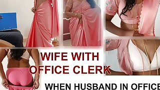 Wife with Office Clerk  Husband in Office  1