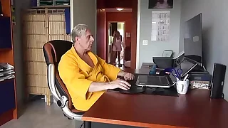 Attractive Cleaning Lady with Hot Hairy Pussy Has Nothing Against Dealings