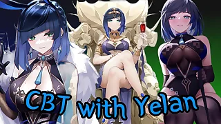 Short Ver Destroy your filthy balls with Yelan CBT JOI