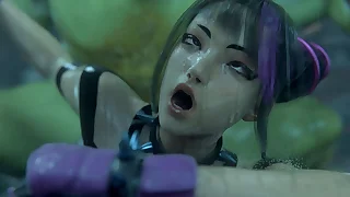 Gifdoozer Juri X Blanka Intense Anal Sex Hot Hardcore Fucking with Sweet Gaping Ass and Intense Pleasure