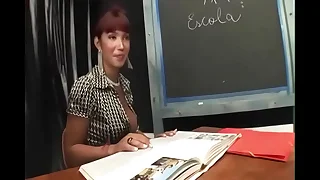 shemale teacher have sex the brush student