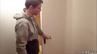 German Young Boy Throw a spanner into the works step Mom and and realize Be thrilled by by them