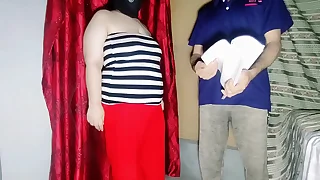 Muslim BBW had anal sex with office attendant for accuse with connection doggy song ass fucking in conspicuous Hindi audio