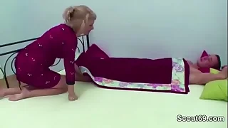 Mummy Wake Up StepSon With BJ and win Anal Fuck