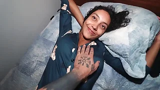 POV  Unpremeditated Creampie with Brazillian Natural Tits Nati Roza