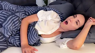 Stepson fucks stepmom on a mucky night