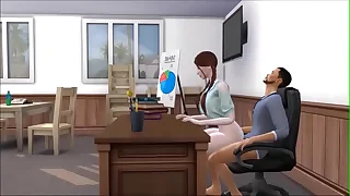 Lehrer benutzt Schülerin 18 Jahre alt Sims 4