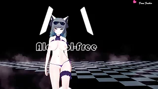 MMD R18  一只含酒精的猫【柴郡猫】打红屁股版