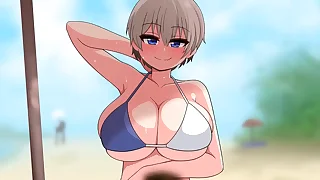 Uzaki Hana Hot Beach Sex