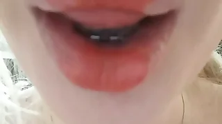 Red lipstick from Elza Kom