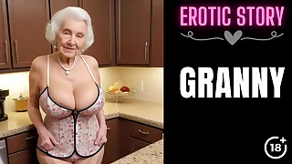 GRANNY Story Watching Stepfather going to bed Step Grandmother in burnish apply Kitchen Part 1