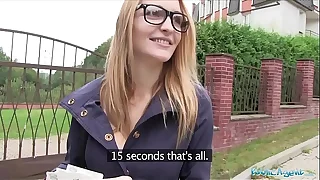 Public Agent Belle Claire has saving except tits Ive ever paid for